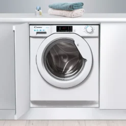 Candy CBW 49D1W4-80 9kg Built-in 1400rpm Washing Machine - White -Prime Kitchen candy cbw 49d1w4 80 9kg built in 1400rpm washing machine white8059019066967 38c bq