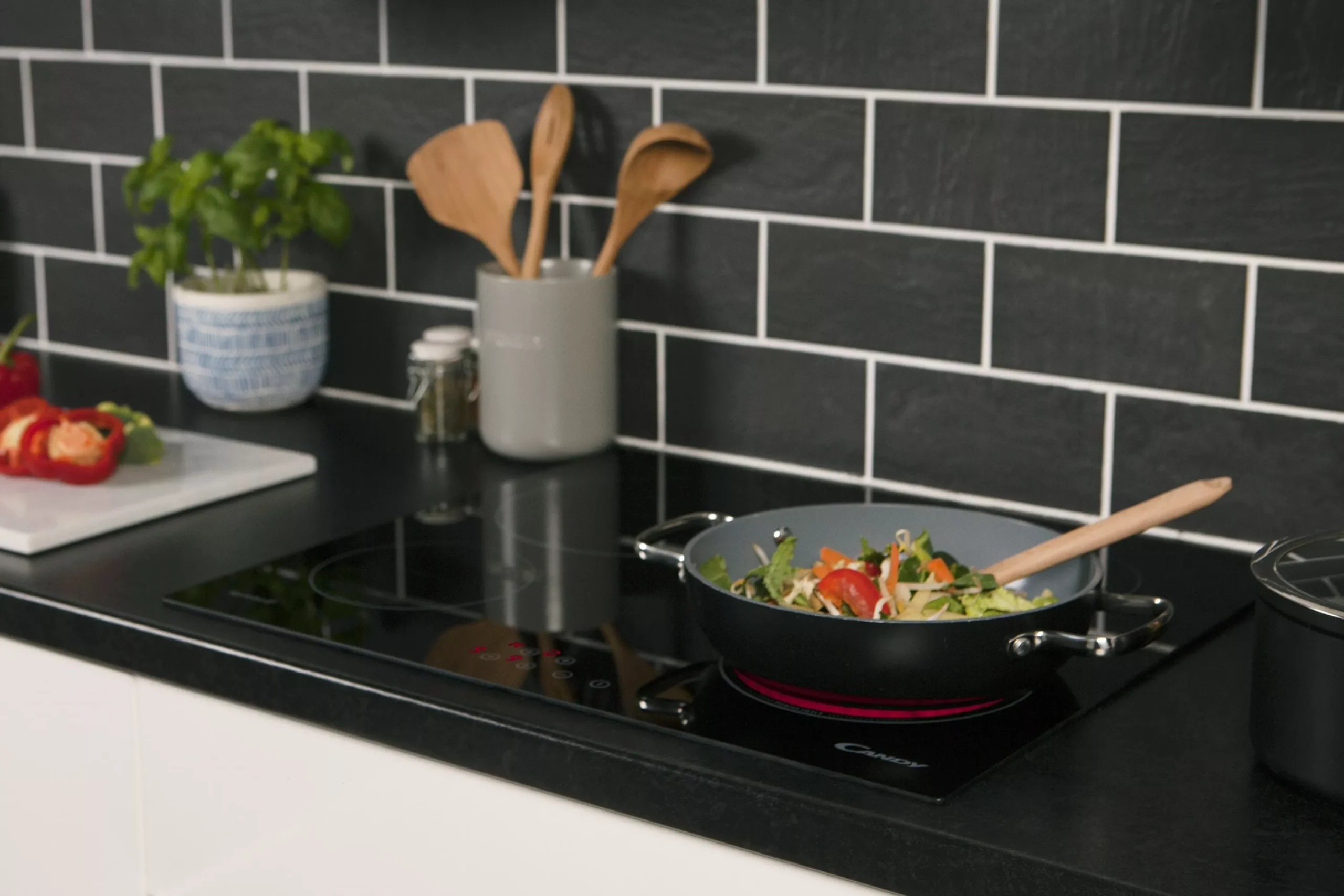 Candy CH64CCB 59cm Ceramic Hob - Black 4 Candy CH64CCB 59cm Ceramic Hob - Black - Image 2