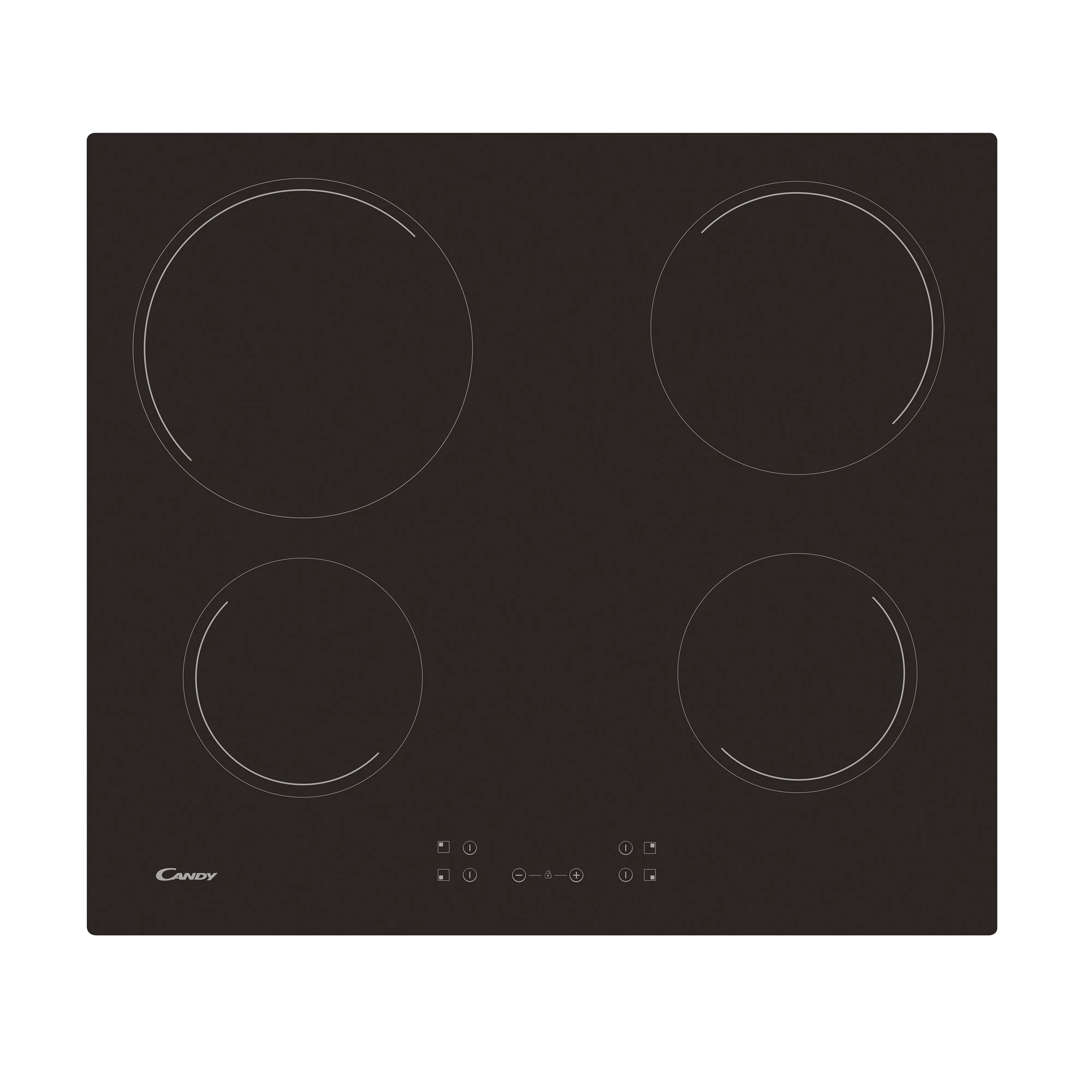 Candy CH64CCB 59cm Ceramic Hob - Black 3 Candy CH64CCB 59cm Ceramic Hob - Black