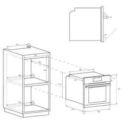 Candy New Timeless FCTK626XL / 33702927 Built-in Single Multifunction Oven - Stainless Steel Effect 16 Candy New Timeless FCTK626XL / 33702927 Built-in Single Multifunction Oven - Stainless Steel Effect -Prime Kitchen candy new timeless fctk626xl 33702927 built in single multifunction oven stainless steel effect8016361985773 01t bq