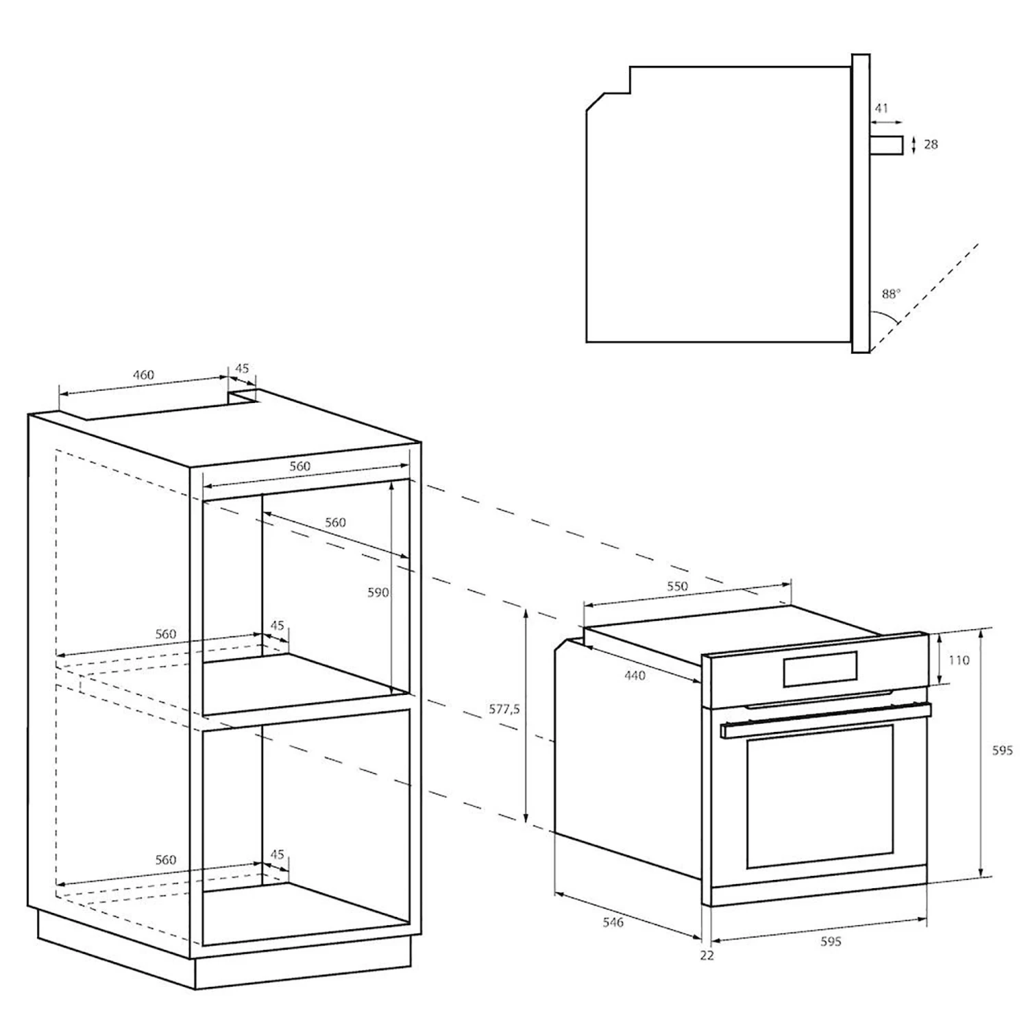 Candy New Timeless FCTK626XL / 33702927 Built-in Single Multifunction Oven - Stainless Steel Effect 9 Candy New Timeless FCTK626XL / 33702927 Built-in Single Multifunction Oven - Stainless Steel Effect - Image 7