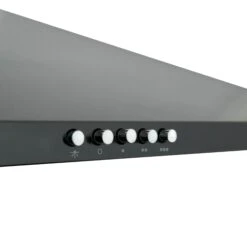 CHB60 Steel Chimney Cooker Hood (W)60cm - Black -Prime Kitchen chb60 steel chimney cooker hood w 60cm black3663602842460 04bq