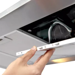 CHS90 Inox Stainless Steel Chimney Cooker Hood, (W)90cm -Prime Kitchen chs90 inox stainless steel chimney cooker hood w 90cm3663602842484 09bq