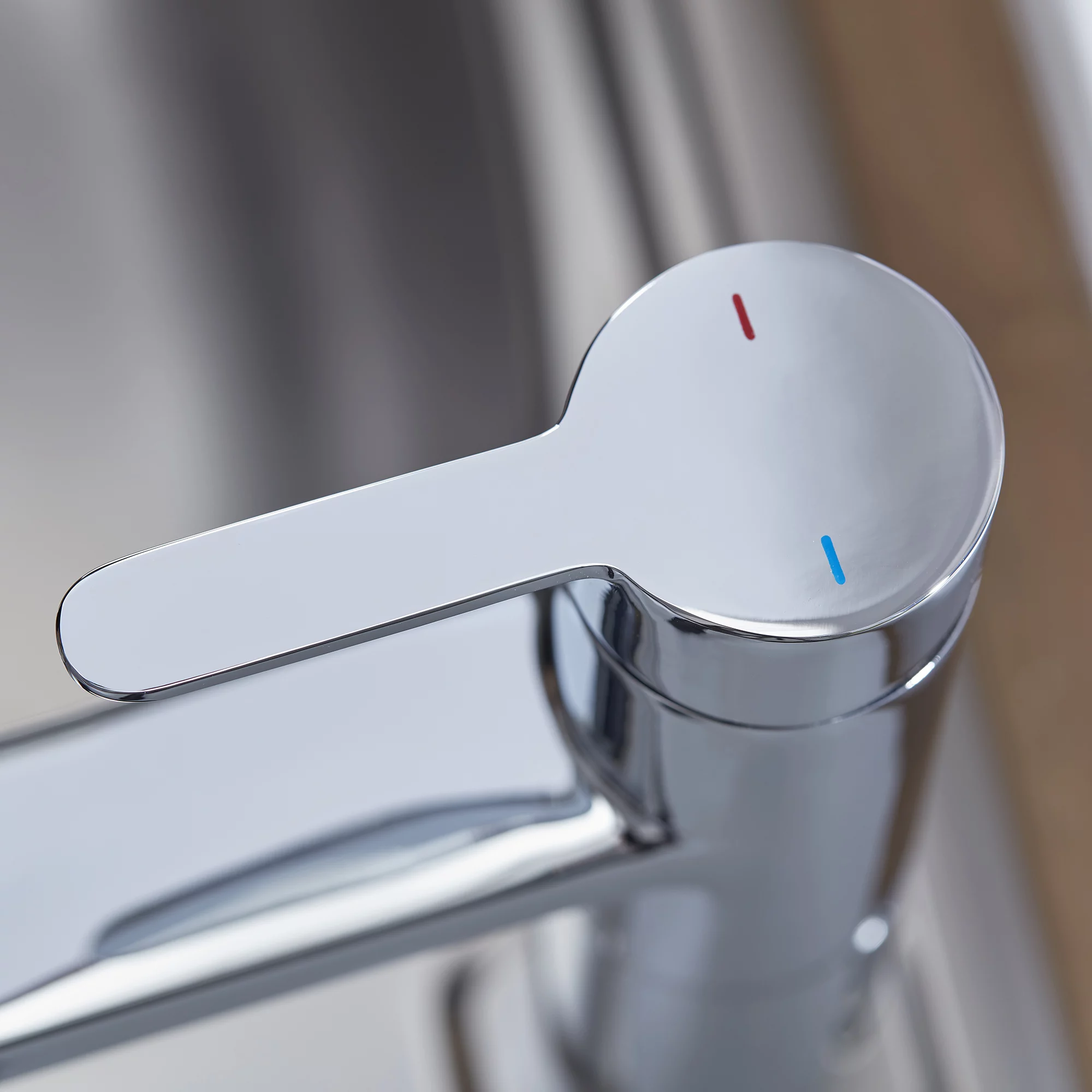 Cooke & Lewis Alysa Chrome Effect Kitchen Top Lever Tap 7 Cooke & Lewis Alysa Chrome Effect Kitchen Top Lever Tap - Image 5