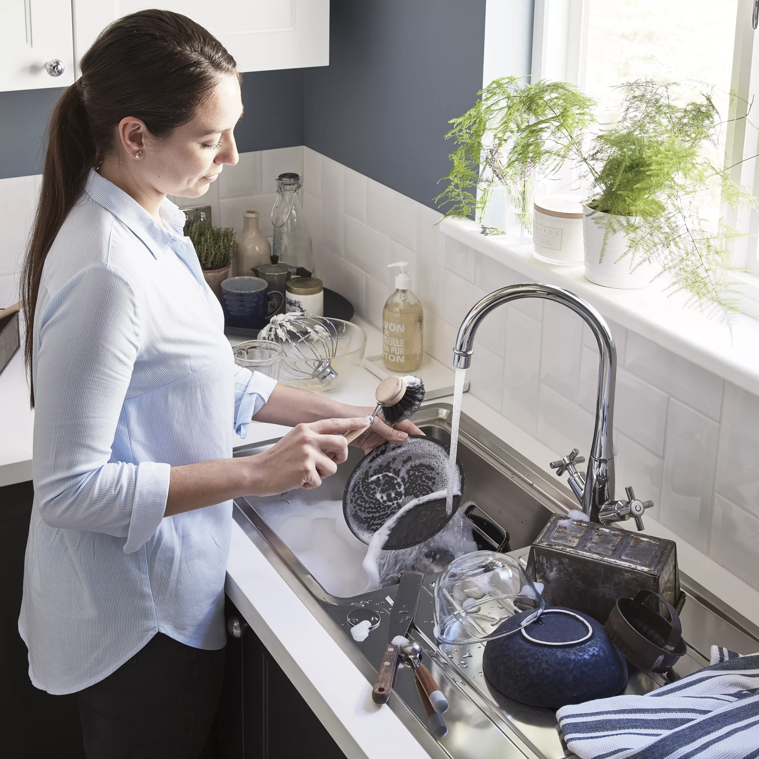 Cooke & Lewis Apollonia Grey Stainless Steel 1 Bowl Sink & Drainer 500mm X 860mm 7 Cooke & Lewis Apollonia Grey Stainless Steel 1 Bowl Sink & Drainer 500mm X 860mm - Image 5