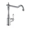 Cooke & Lewis Belmore Nickel Effect Kitchen Side Lever Tap -Prime Kitchen cooke lewis belmore nickel effect kitchen side lever tap3663602930372 01bq