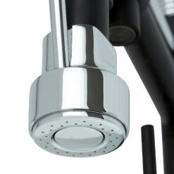 Cooke & Lewis Bilbrough Black Kitchen Side Lever Spring Neck Tap -Prime Kitchen cooke lewis bilbrough black kitchen side lever spring neck tap3663602930099 03bq