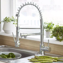 Cooke & Lewis Bilbrough Chrome Effect Kitchen Side Lever Spring Neck Tap 27 Cooke & Lewis Bilbrough Chrome Effect Kitchen Side Lever Spring Neck Tap -Prime Kitchen cooke lewis bilbrough chrome effect kitchen side lever spring neck tap3663602930075 31i