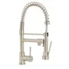 Cooke & Lewis Bilbrough Nickel Effect Kitchen Side Lever Spring Neck Tap -Prime Kitchen cooke lewis bilbrough nickel effect kitchen side lever spring neck tap3663602930082 01bq
