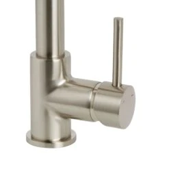 Cooke & Lewis Bilbrough Nickel Effect Kitchen Side Lever Spring Neck Tap -Prime Kitchen cooke lewis bilbrough nickel effect kitchen side lever spring neck tap3663602930082 02bq
