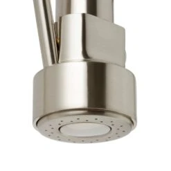 Cooke & Lewis Bilbrough Nickel Effect Kitchen Side Lever Spring Neck Tap -Prime Kitchen cooke lewis bilbrough nickel effect kitchen side lever spring neck tap3663602930082 03bq