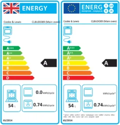 Cooke & Lewis CLBUDO89 Built-in Double Oven - Mirrored Black -Prime Kitchen cooke lewis clbudo89 built in double oven mirrored black5059340094113 EUP EN