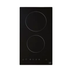 Cooke & Lewis CLCER30A 2 Zone Black Glass Ceramic Hob, (W)290mm -Prime Kitchen cooke lewis clcer30a 2 zone black glass ceramic hob w 290mm3663602842231 02c