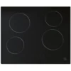 Cooke & Lewis CLCER60A 4 Zone Black Glass Ceramic Hob, (W)590mm -Prime Kitchen cooke lewis clcer60a 4 zone black glass ceramic hob w 590mm3663602429517 28c bq