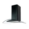 Cooke & Lewis CLCGB60 Black Glass & Stainless Steel Curved Cooker Hood, (W)60cm -Prime Kitchen cooke lewis clcgb60 black glass stainless steel curved cooker hood w 60cm3663602842606 01bq