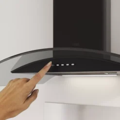 Cooke & Lewis CLCGB60 Black Glass & Stainless Steel Curved Cooker Hood, (W)60cm 26 Cooke & Lewis CLCGB60 Black Glass & Stainless Steel Curved Cooker Hood, (W)60cm -Prime Kitchen cooke lewis clcgb60 black glass stainless steel curved cooker hood w 60cm3663602842606 38i