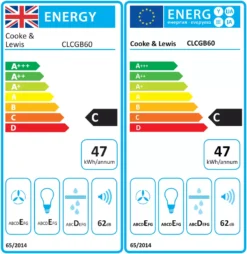 Cooke & Lewis CLCGB60 Black Glass & Stainless Steel Curved Cooker Hood, (W)60cm 27 Cooke & Lewis CLCGB60 Black Glass & Stainless Steel Curved Cooker Hood, (W)60cm -Prime Kitchen cooke lewis clcgb60 black glass stainless steel curved cooker hood w 60cm3663602842606 EUP EN