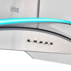 Cooke & Lewis CLCGLEDS60 Inox Stainless Steel Curved Cooker Hood, (W)60cm -Prime Kitchen cooke lewis clcgleds60 inox stainless steel curved cooker hood w 60cm3663602842637 04bq