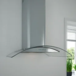 Cooke & Lewis CLCGLEDS60 Inox Stainless Steel Curved Cooker Hood, (W)60cm -Prime Kitchen cooke lewis clcgleds60 inox stainless steel curved cooker hood w 60cm3663602842637 09bq