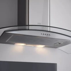 Cooke & Lewis CLCGS90 Inox Stainless Steel Curved Cooker Hood, (W)90cm -Prime Kitchen cooke lewis clcgs90 inox stainless steel curved cooker hood w 90cm3663602842613 31i