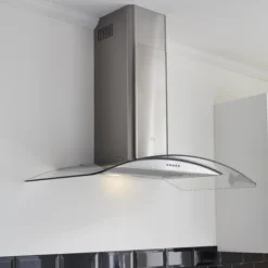 Cooke & Lewis CLCGS90 Inox Stainless Steel Curved Cooker Hood, (W)90cm -Prime Kitchen cooke lewis clcgs90 inox stainless steel curved cooker hood w 90cm3663602842613 32i