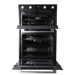 Cooke & Lewis CLELDO105 Built-in Double Oven - Mirrored Black -Prime Kitchen cooke lewis cleldo105 built in double oven mirrored black5059340094090 22c