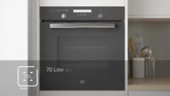 Cooke & Lewis CLMFBLa Built-in Single Multifunction Oven - Black 23 Cooke & Lewis CLMFBLa Built-in Single Multifunction Oven - Black -Prime Kitchen cooke lewis clmfbla built in single multifunction oven black3663602842835 kfg IN