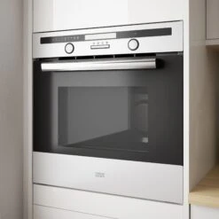 Cooke & Lewis CLMFSTa Built-in Single Multifunction Oven - Brushed Black & Grey Stainless Steel Effect -Prime Kitchen cooke lewis clmfsta built in single multifunction oven brushed black grey stainless steel effect3663602429548 01i bq