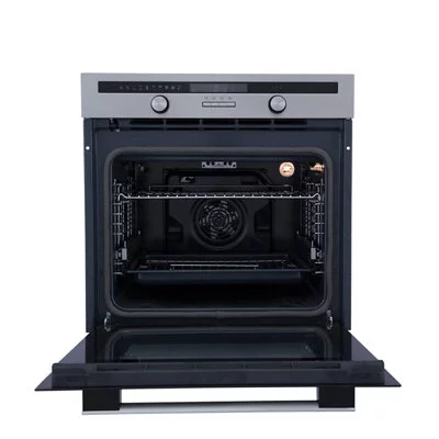 Cooke & Lewis CLPYSTa Built-in Single Pyrolytic Oven - Brushed Black & Grey Stainless Steel Effect 7 Cooke & Lewis CLPYSTa Built-in Single Pyrolytic Oven - Brushed Black & Grey Stainless Steel Effect - Image 5