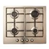 Cooke & Lewis GASUIT4 58cm Gas Hob - Inox -Prime Kitchen cooke lewis gasuit4 58cm gas hob inox3663602842019 01bq