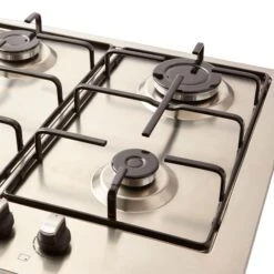 Cooke & Lewis GASUIT4 58cm Gas Hob - Inox -Prime Kitchen cooke lewis gasuit4 58cm gas hob inox3663602842019 04bq