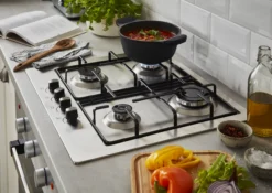 Cooke & Lewis GASUIT4 58cm Gas Hob - Inox -Prime Kitchen cooke lewis gasuit4 58cm gas hob inox3663602842019 20i