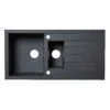 Cooke & Lewis Ising Black Resin 1.5 Bowl Sink & Drainer 500mm X 1000mm 2 Cooke & Lewis Ising Black Resin 1.5 Bowl Sink & Drainer 500mm X 1000mm -Prime Kitchen cooke lewis ising black resin 1 5 bowl sink drainer 500mm x 1000mm3663602900849 01bq