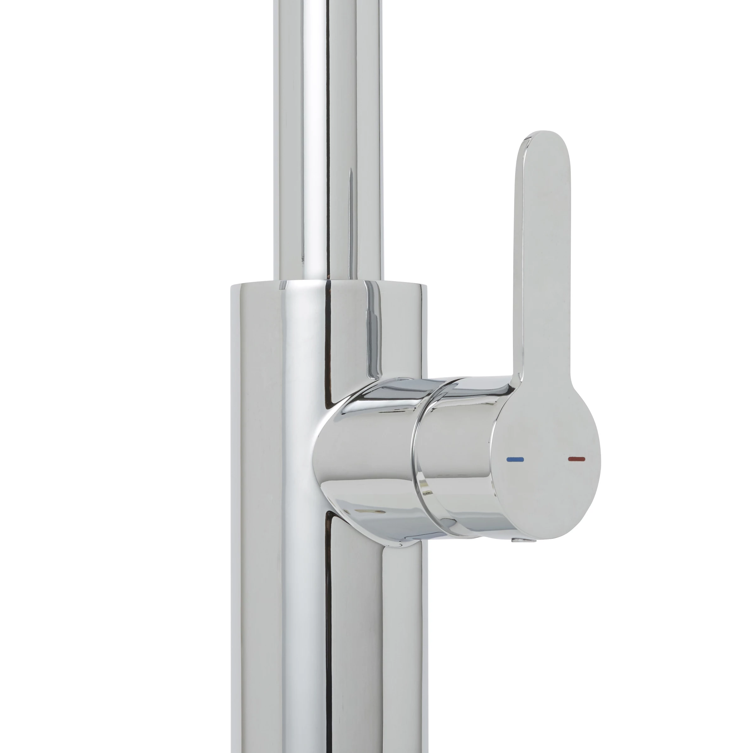 Cooke & Lewis Kareena Chrome Effect Kitchen Side Lever Pull Out Tap 4 Cooke & Lewis Kareena Chrome Effect Kitchen Side Lever Pull Out Tap - Image 2