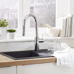 Cooke & Lewis Kareena Chrome Effect Kitchen Side Lever Pull Out Tap 19 Cooke & Lewis Kareena Chrome Effect Kitchen Side Lever Pull Out Tap -Prime Kitchen cooke lewis kareena chrome effect kitchen side lever pull out tap3663602792116 05bq