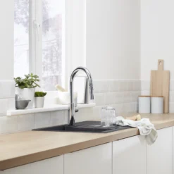 Cooke & Lewis Kareena Chrome Effect Kitchen Side Lever Pull Out Tap 20 Cooke & Lewis Kareena Chrome Effect Kitchen Side Lever Pull Out Tap -Prime Kitchen cooke lewis kareena chrome effect kitchen side lever pull out tap3663602792116 06bq