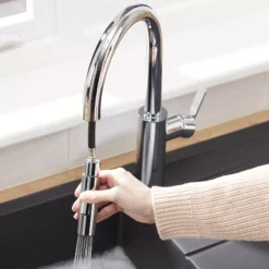 Cooke & Lewis Kareena Chrome Effect Kitchen Side Lever Pull Out Tap 23 Cooke & Lewis Kareena Chrome Effect Kitchen Side Lever Pull Out Tap -Prime Kitchen cooke lewis kareena chrome effect kitchen side lever pull out tap3663602792116 09bq