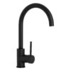 Cooke & Lewis Katiki Black Kitchen Pin Side Lever Tap