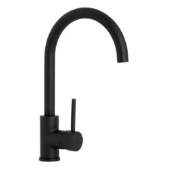 Cooke & Lewis Katiki Black Kitchen Pin Side Lever Tap