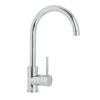 Cooke & Lewis Katiki Chrome Effect Kitchen Pin Side Lever Tap