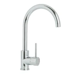 Cooke & Lewis Katiki Chrome Effect Kitchen Pin Side Lever Tap