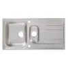 Cooke & Lewis Lyell Linen Inox Stainless Steel 1.5 Bowl Sink & Drainer 500mm X 1000mm 1 Cooke & Lewis Lyell Linen Inox Stainless Steel 1.5 Bowl Sink & Drainer 500mm X 1000mm -Prime Kitchen cooke lewis lyell linen inox stainless steel 1 5 bowl sink drainer 500mm x 1000mm3663602900788 01bq