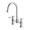 Cooke & Lewis Sherrard Chrome Effect Kitchen Deck Bridge Tap 2 Cooke & Lewis Sherrard Chrome Effect Kitchen Deck Bridge Tap -Prime Kitchen cooke lewis sherrard chrome effect kitchen deck bridge tap3663602930709 01bq