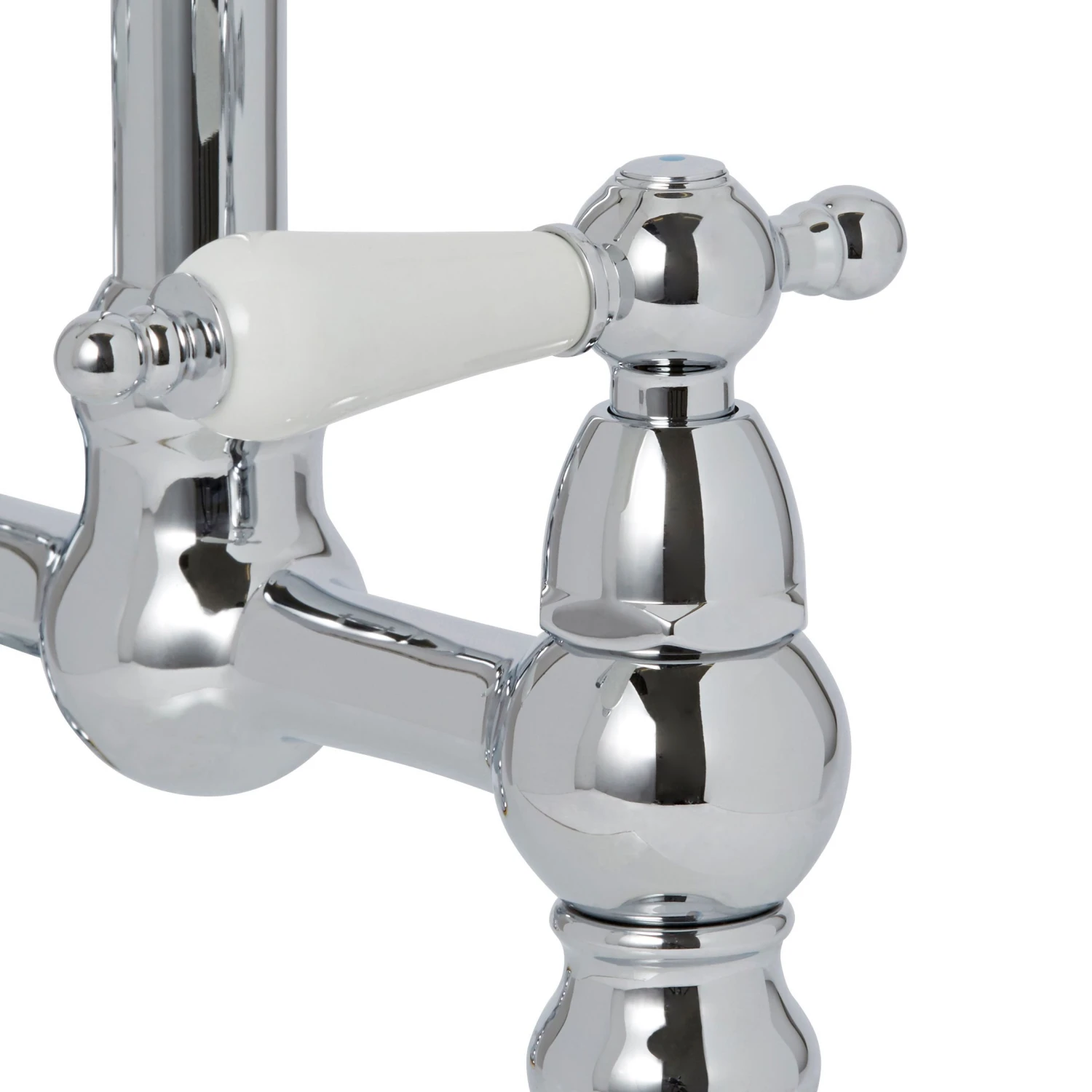 Cooke & Lewis Sherrard Chrome Effect Kitchen Deck Bridge Tap 4 Cooke & Lewis Sherrard Chrome Effect Kitchen Deck Bridge Tap - Image 2