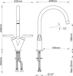 Cooke & Lewis Treur Chrome Effect Kitchen Monobloc Tap 12 Cooke & Lewis Treur Chrome Effect Kitchen Monobloc Tap -Prime Kitchen cooke lewis treur chrome effect kitchen monobloc tap3663602930600 05bq