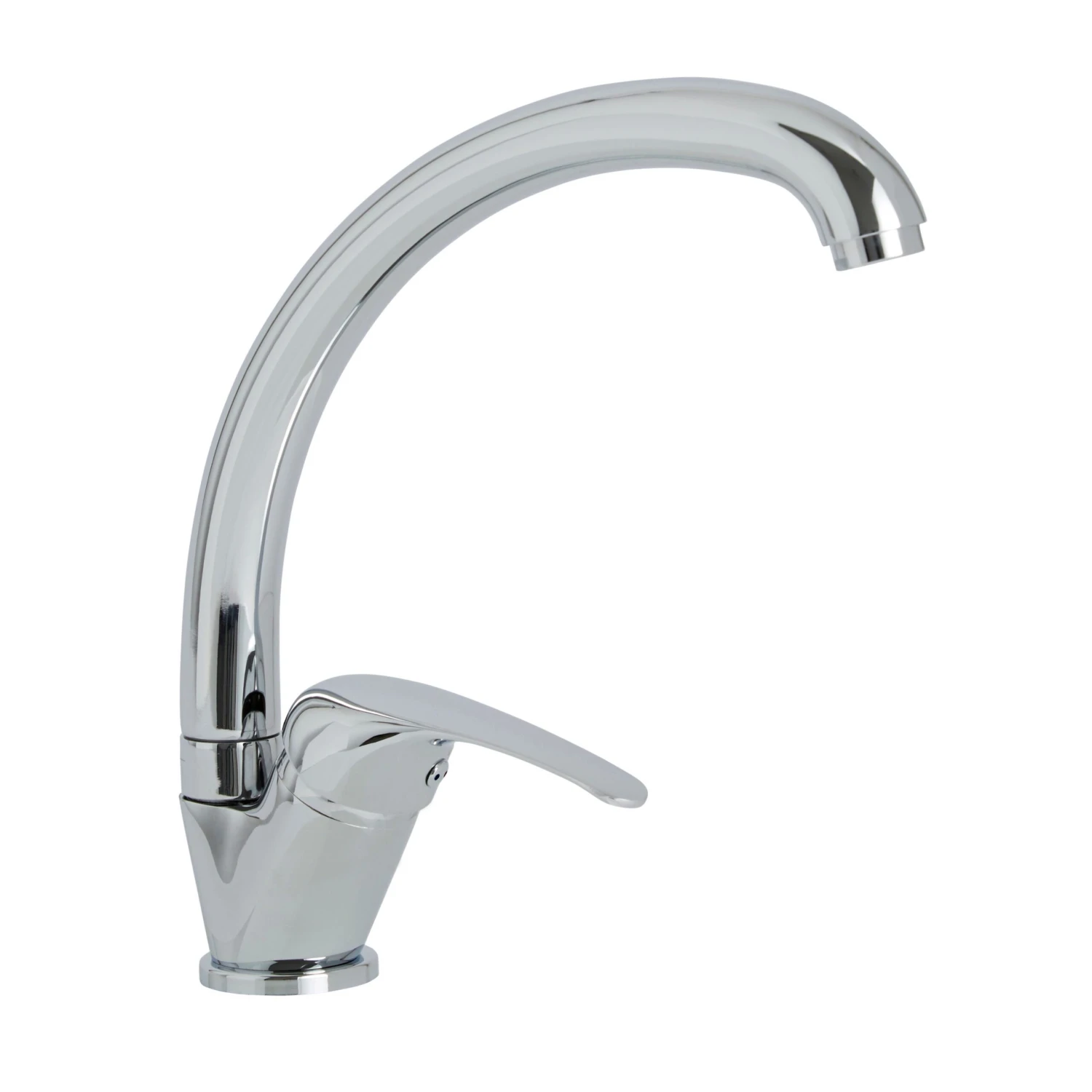 Dora Chrome Effect Kitchen Top Side Lever Tap 3 Dora Chrome Effect Kitchen Top Side Lever Tap