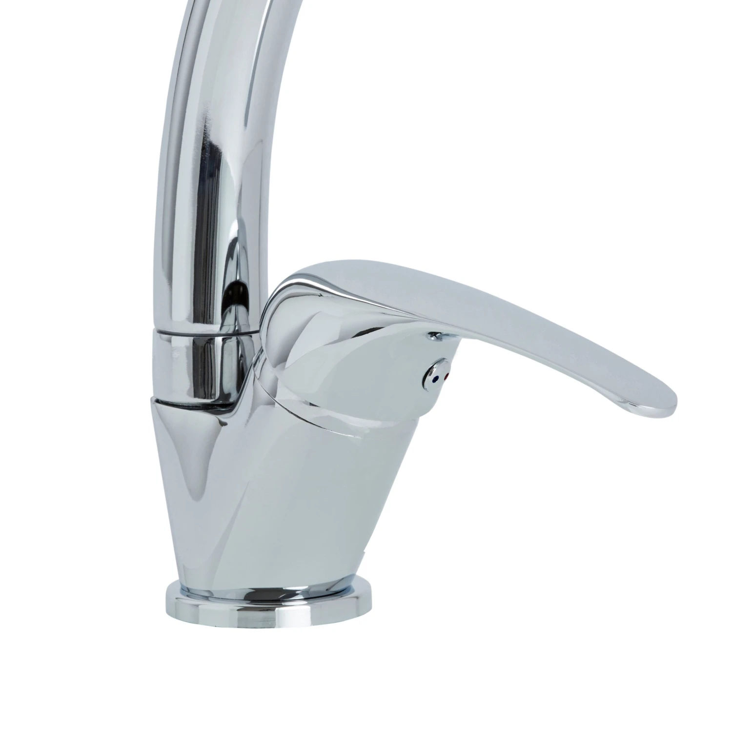 Dora Chrome Effect Kitchen Top Side Lever Tap 4 Dora Chrome Effect Kitchen Top Side Lever Tap - Image 2