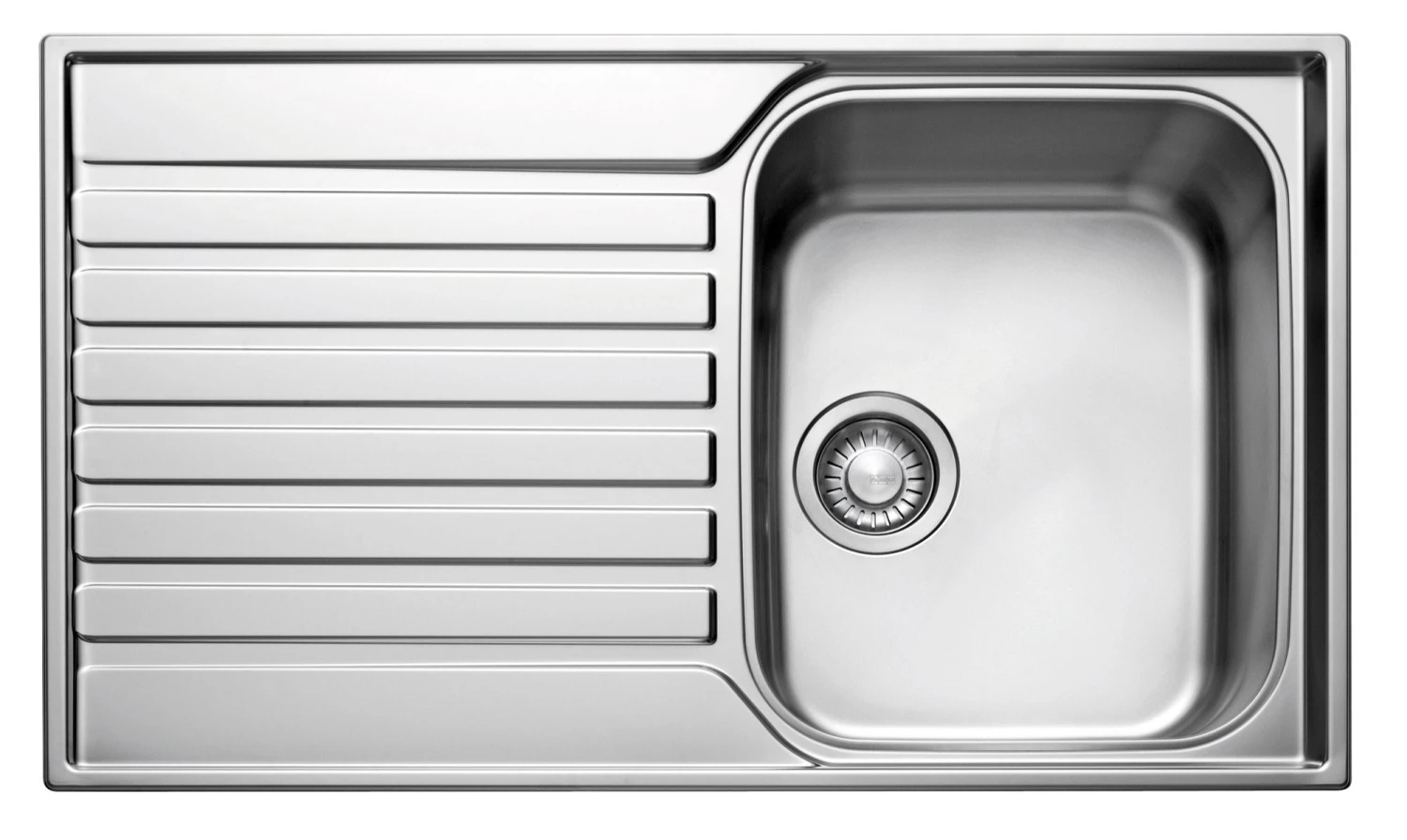 Franke Ascona Polished Stainless Steel 1 Bowl Sink & Drainer 510mm X 860mm 3 Franke Ascona Polished Stainless Steel 1 Bowl Sink & Drainer 510mm X 860mm