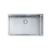 Franke Bari Stainless Steel 1 Bowl Sink & Drainer (W)450mm X (L)725mm -Prime Kitchen franke bari stainless steel 1 bowl sink drainer w 450mm x l 725mm7612986182217 02c bq