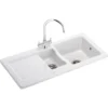 Franke Livorno White Ceramic 1.5 Bowl Kitchen Sink 500mm X 1000mm 1 Franke Livorno White Ceramic 1.5 Bowl Kitchen Sink 500mm X 1000mm -Prime Kitchen franke livorno white ceramic 1 5 bowl kitchen sink 500mm x 1000mm7612981898922 03c
